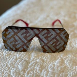 Fendi logo injection plastic shield